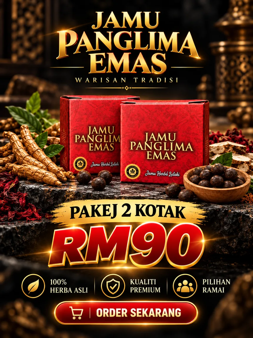 Pakej 2 Kotak Jamu Panglima Emas - RM90